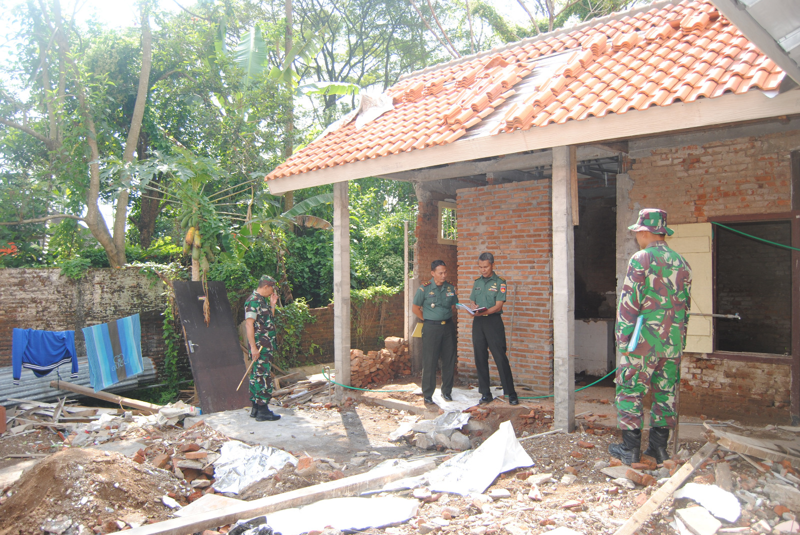 Irdam IV/Dip Kunjungi Korem 073/Mkt Untuk Mengecek Harbang Rumdis Swakelola